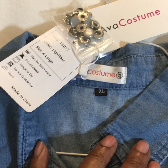 Denim Button Down Shirt - Picture 5 of 5